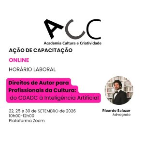 Direitos de Autor para Profissionais da Cultura: do CDADC à Inteligência Artificial